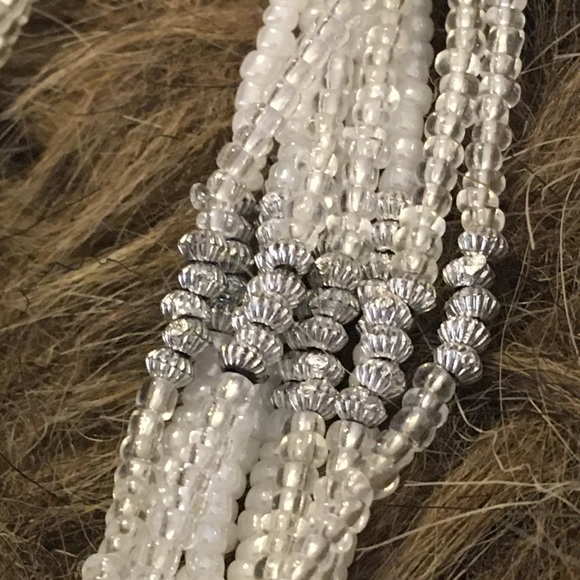 Vintage repurpose multi strand seed bead necklace - Picture 7 of 10